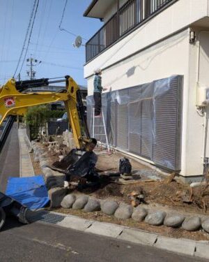 <span class="title">土岐市で駐車場をつくっています</span>